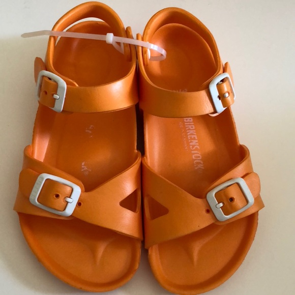 birkenstock eva neon orange